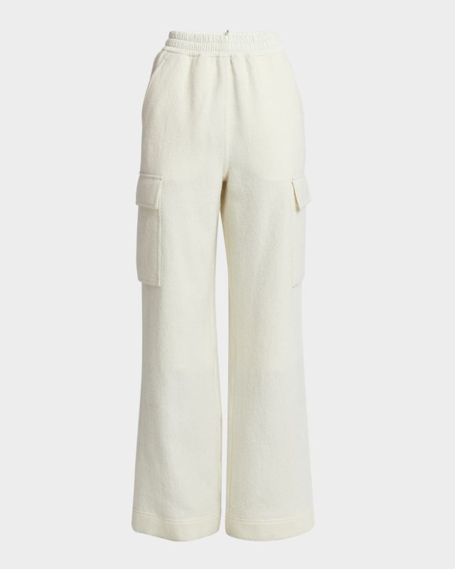 Felted Wool Cargo Trousers